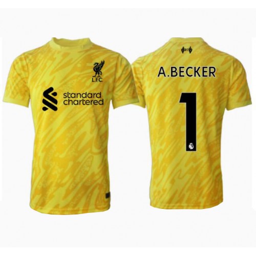 Fotballdrakt Herre Liverpool Alisson Becker #1 Keeper Tredjedrakt 2024-25 Kortermet